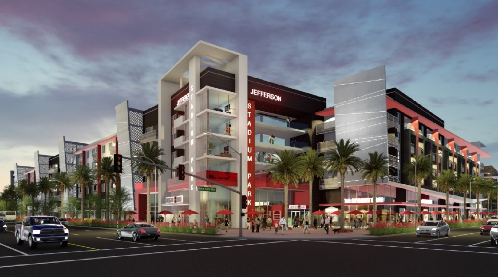 Rev at Platinum Park exterior rendering