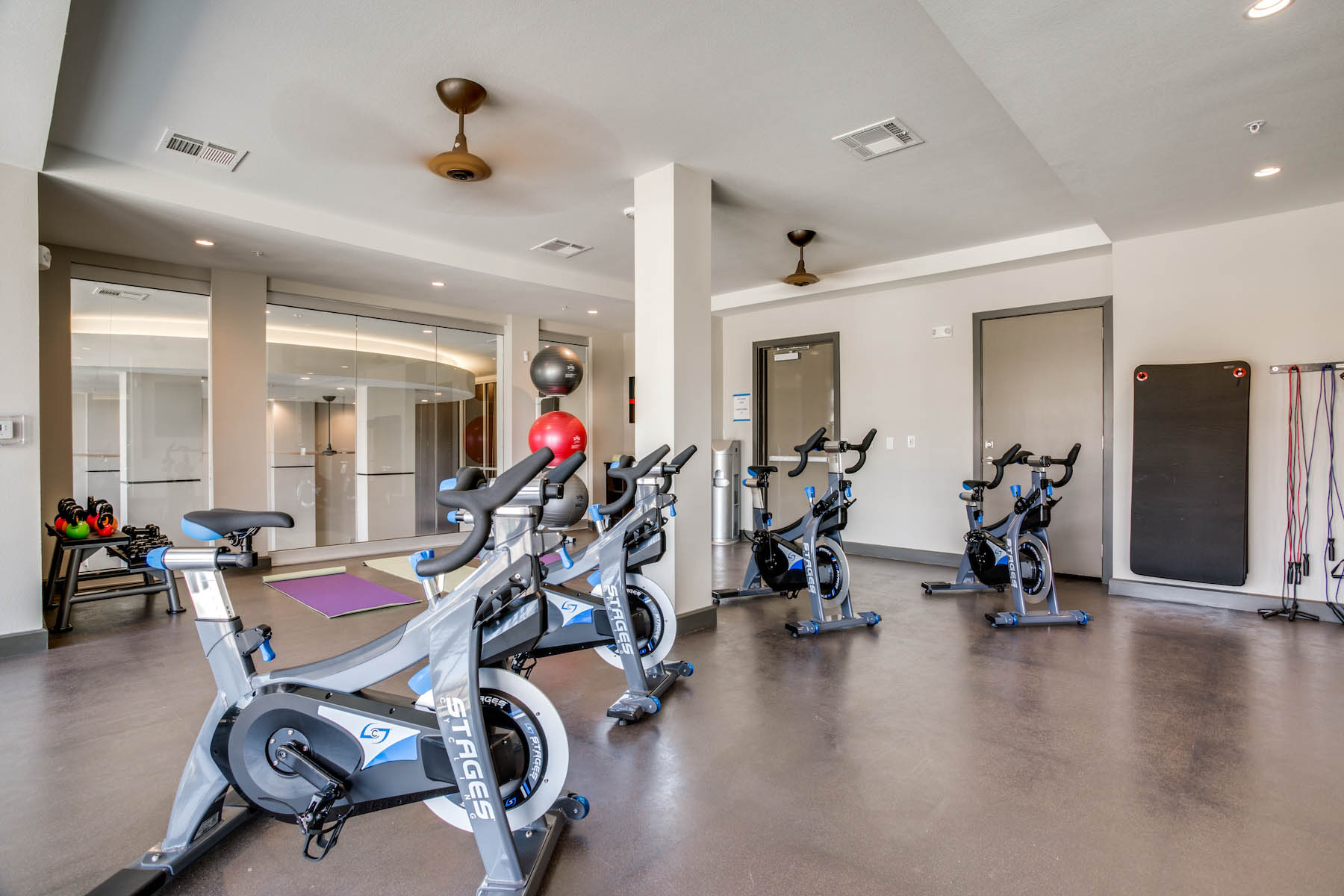 Jefferson Galatyn Park exercise bikes