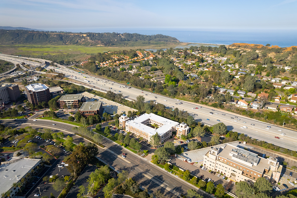 JPI California office and surrounding landscape